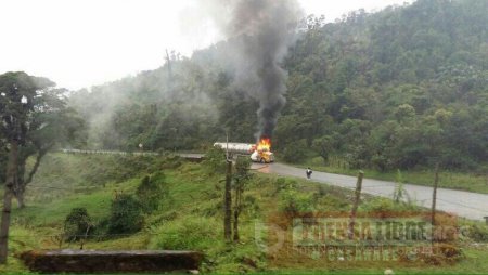 Paro Armado del ELN en su primer día deja dos vehículos incinerados en Casanare