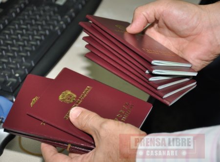 Más de 2000 pasaportes se han expedido este año en la Gobernación de Casanare