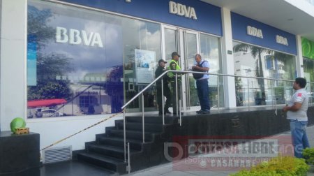 Asaltó a sucursal bancaria del BBVA en Yopal