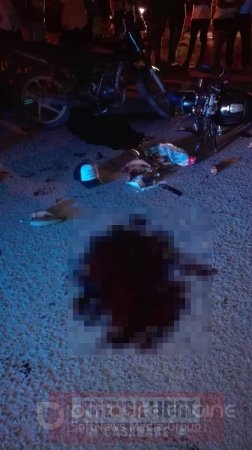 Accidente de tránsito en Maní cobro la vida de un motociclista