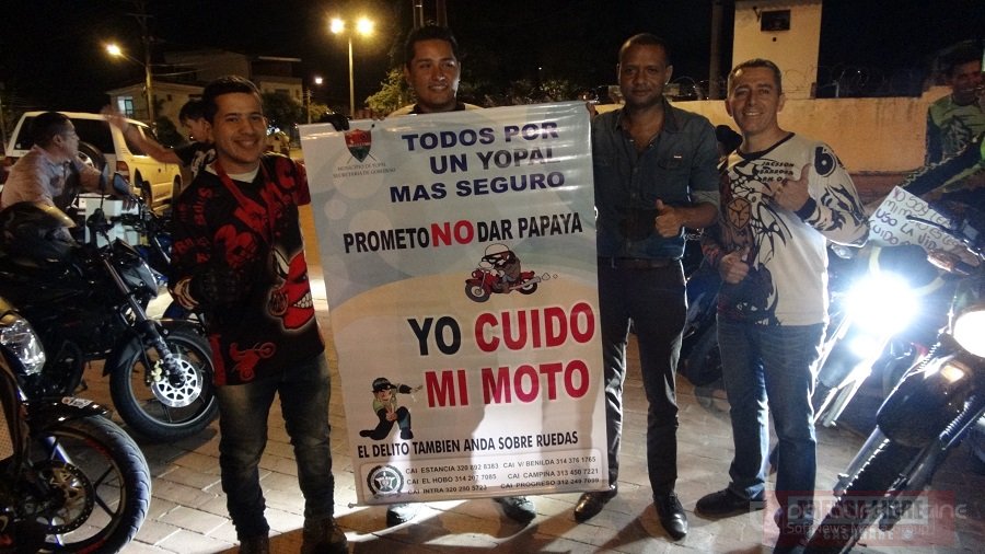 Campaña para prevenir hurto de motocicletas en Yopal » PRENSA LIBRE CASANARE