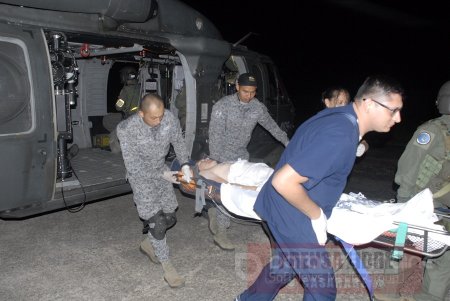 Fuerza Aérea trasladó a los policías heridos en Paz de Ariporo