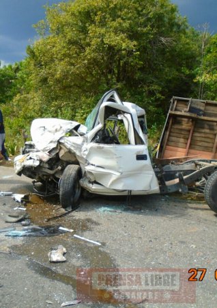 Seis personas lesionadas en accidente de tránsito en Tauramena