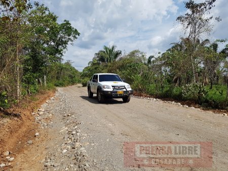 15 kilómetros de vía de acceso a veredas de Nunchía recibieron mantenimiento