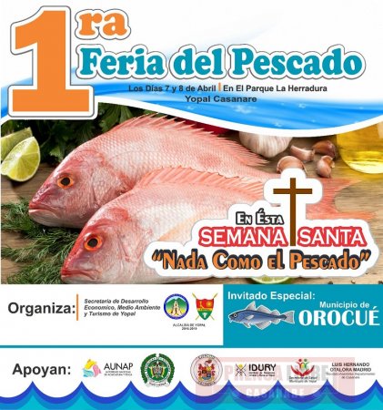 Primera Feria del Pescado hoy y mañana en el Parque La Herradura de Yopal