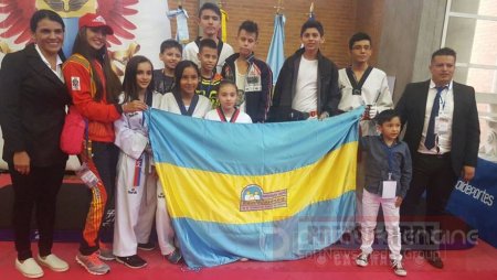 Destacada presentación de equipo Comfacasanare en open de taekwondo en Bogotá