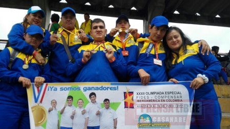 Deportistas del aula de discapacidad Comfacasanare ganaron 7 medallas de oro y 2 de plata en XXII Olimpiada Fides
