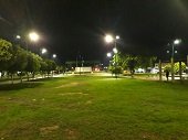 Instalación de iluminación LED en el parque el Resurgimiento de Yopal recuperó la seguridad del sector