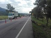 Motociclista gravemente lesionado en accidente en la vía Aguazul - Yopal