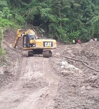 Restablecida vía de acceso al municipio de Támara