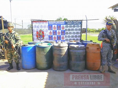 Resultados contra el contrabando de hidrocarburos en Vichada reportó Ejército Nacional