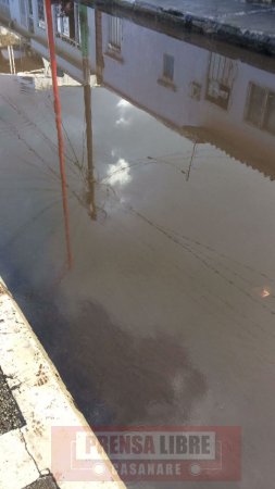 Reparcheo de la Secretaría de Obras de Yopal generó inundaciones en sector residencial
