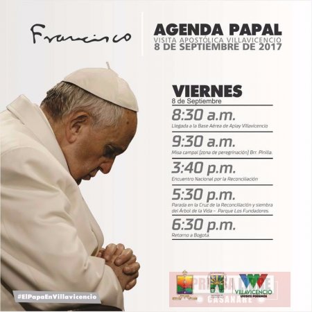 Víctimas del conflicto serán protagonistas en visita hoy del Papa Francisco a Villavicencio