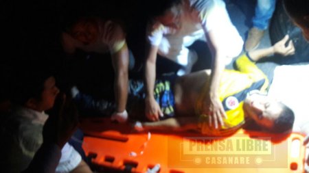 Una persona herida en choque de camiones en Hato Corozal