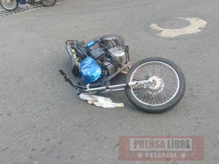 Ladrones que habían hurtado bolso se accidentaron cuando huían por las calles de Yopal