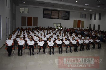 Policía graduó a 100 niños de Yopal en prevención y educación ciudadana