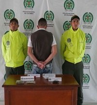 En allanamiento en Villanueva fue capturado traficante de estupefacientes