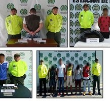 10 capturados en redadas contra el tráfico de estupefacientes en Casanare