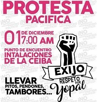 Este viernes anuncian protesta contra gerente de Ceiba EICE