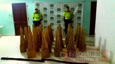 Policía incautó cargamento de pólvora avaluado en más de 12 millones de pesos