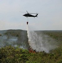 Liquidado incendio forestal en La Macarena que amenazaba Caño Cristales