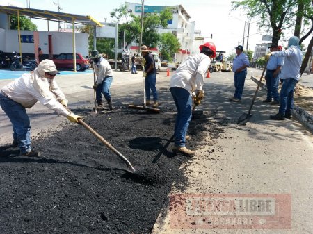 350 millones de pesos invierte Alcaldía de Yopal en reparcheo de vías urbanas