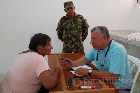 680 personas se beneficiaron en jornada de apoyo del Ejército en La Yopalosa