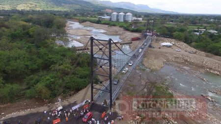 Iniciará nuevo mantenimiento de los puentes provisionales INVIAS 1 y 2 sobre el río Charte 