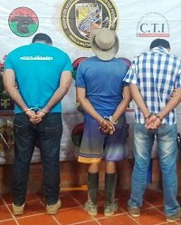 Capturados tres integrantes de grupo delincuencial dedicado a la extorsión en Casanare 
