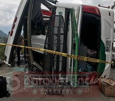 Dos personas murieron y once resultaron heridas en accidente de bus Libertadores en la vía del Cusiana