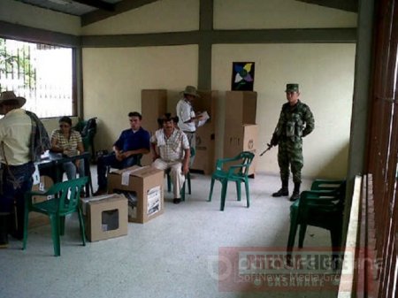 Ejército Nacional garantiza seguridad en los comicios electorales en Casanare