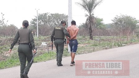 11 personas capturó la Policía en las últimas horas en Casanare