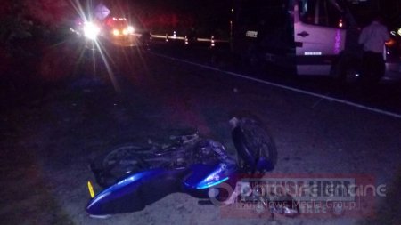 Motociclista murió en accidente en la vía Yopal - Aguazul
