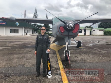 Una mujer es la nueva piloto de los Caraván C-208 en el grupo aéreo de Casanare