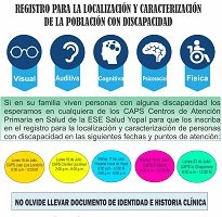 En Yopal actualizarán registro de población con discapacidad