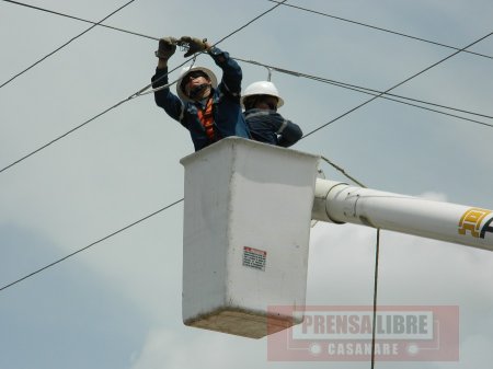 Suspensiones de energía eléctrica el miércoles y jueves en Nunchía y Yopal