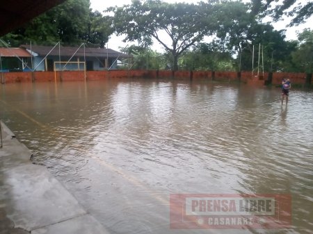 Desbordamiento del río Casanare afecta a comunidad de Puerto Colombia en Hato Corozal