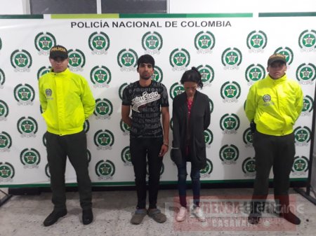 Ladrones de motocicletas fueron capturados por Sijín de la Policía y la Fiscalía