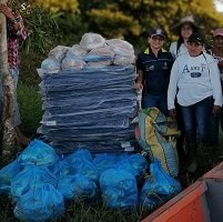 Ayudas humanitarias para damnificados por inundaciones en el río Casanare
