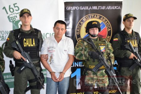 Gaula Arauca capturó en Paz de Ariporo sujeto sindicado de secuestro extorsivo