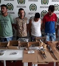 Desarticulada banda delincuencial dedicada al tráfico de estupefacientes en Aguazul 