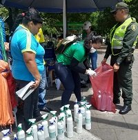 Operativo de control a la venta de productos químicos insecticidas en las calles de Yopal