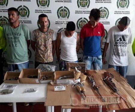 Desarticulada banda delincuencial dedicada al tráfico de estupefacientes en Aguazul 