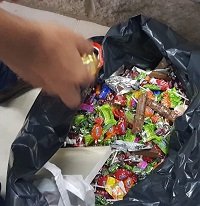 189 kilos de confitería y dulcería decomisados en el día de los niños en Yopal