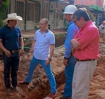 Obras de pavimentación, energía y gas adelanta el gobierno departamental en Yopal