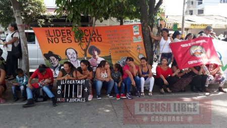 Líderes sociales de Casanare comprobaron que no están siendo procesados por la Fiscalía