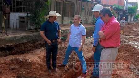 Obras de pavimentación, energía y gas adelanta el gobierno departamental en Yopal