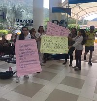 Protestas de trabajadores del Hospital regional de la Orinoquia por demoras en pago de nomina