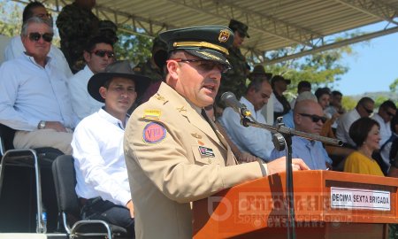 Coronel José Miguel Navarro nuevo comandante de la Décima Sexta Brigada del Ejército              