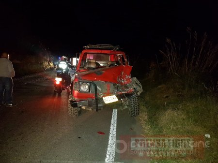 Accidente en la vía del Cusiana dejó 2 personas heridas